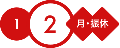 1月2日月曜日～